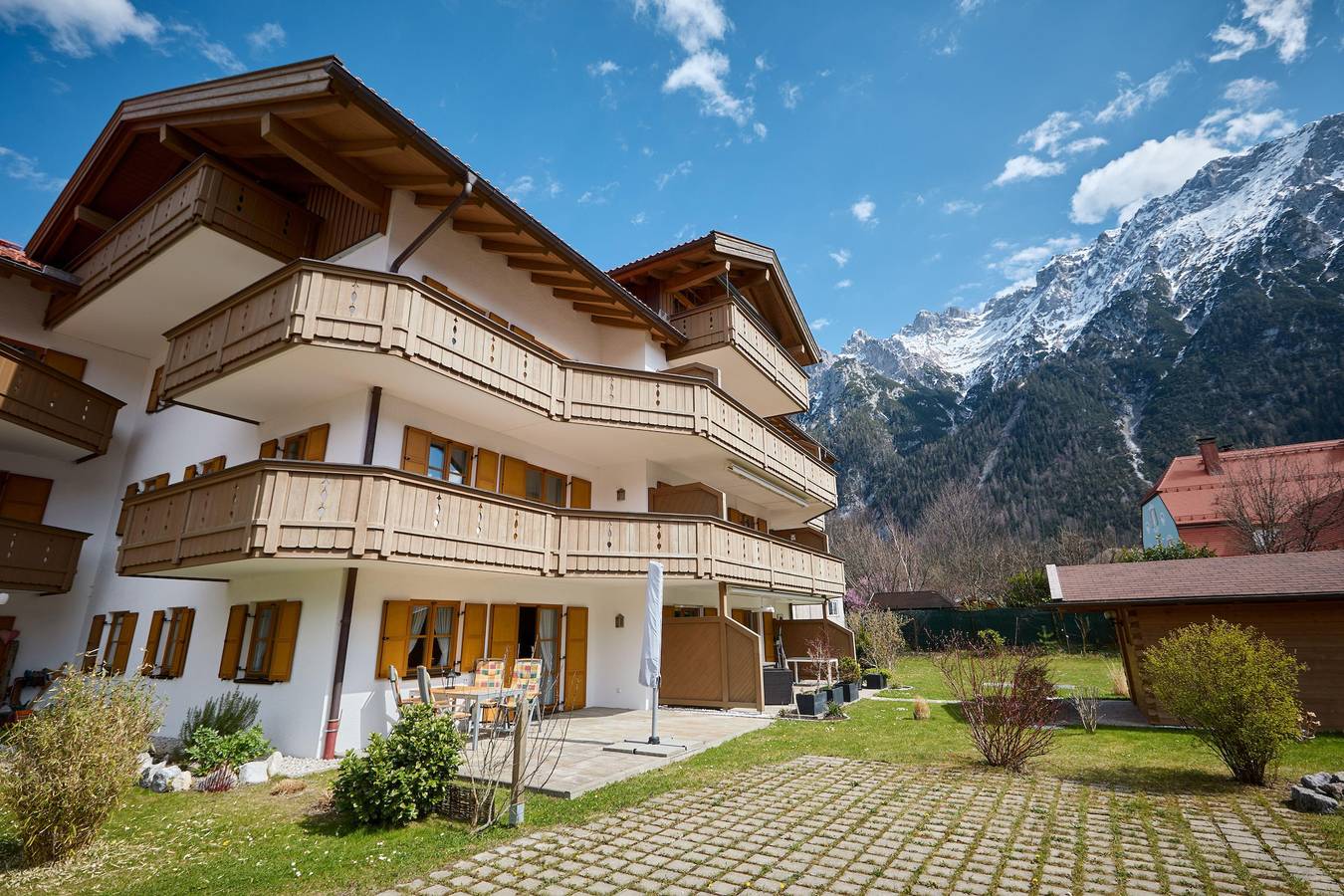 Ganze Ferienwohnung, Fewo/2 Schlafräume/Dusche, Wc in Mittenwald, Bayerische Alpen