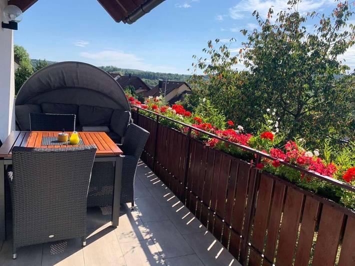 Ferienwohnung für 8 Personen, mit Balkon und Terrasse sowie Garten und Sauna in Heiligenstadt - 2