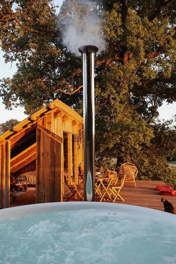 Maison de campagne pour 2 personnes, avec terrasse ainsi que vue et jardin à Prailles