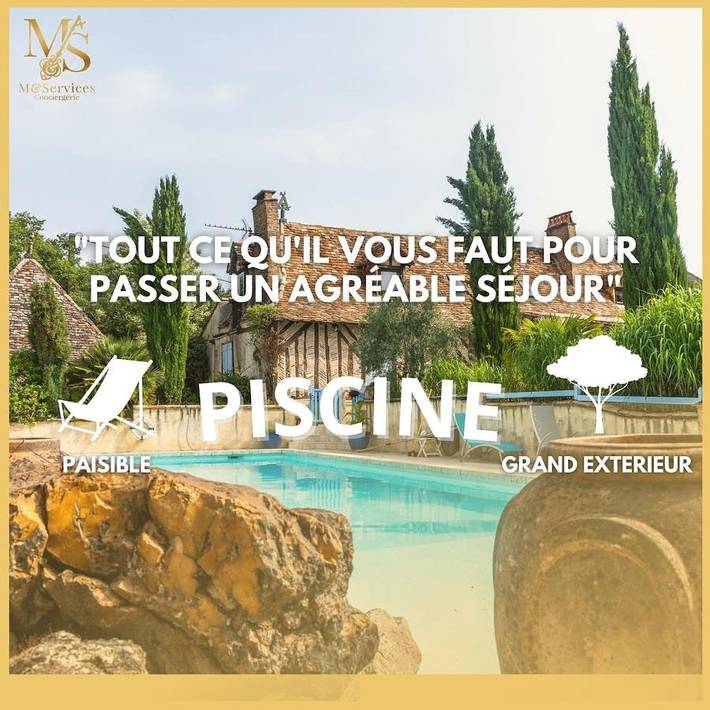 Maison de vacances pour 23 personnes, avec terrasse et piscine - 1