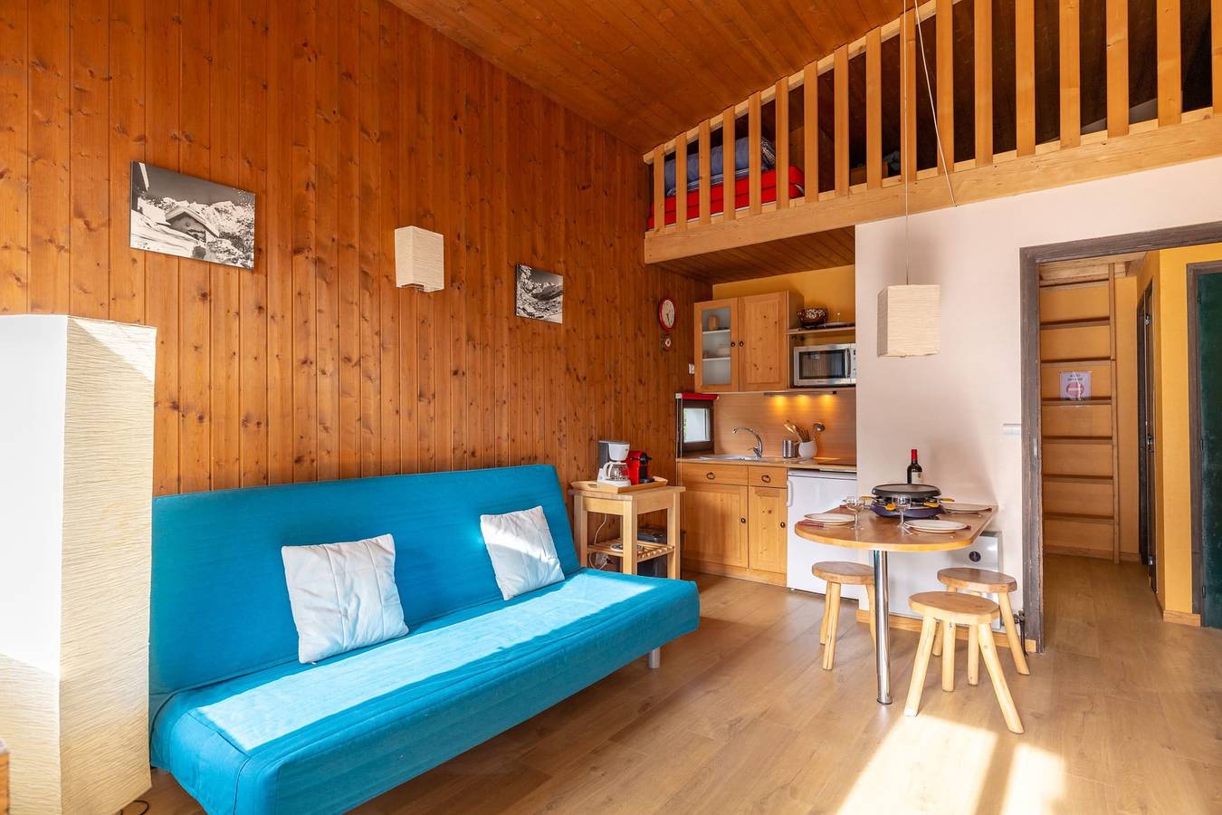 Apartamento entero, Apartment with balcony close to the slopes in La Clusaz, Región de Annecy