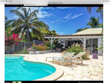 Location de vacances pour 4 personnes, avec piscine et jardin, animaux acceptés dans Anse Tarare