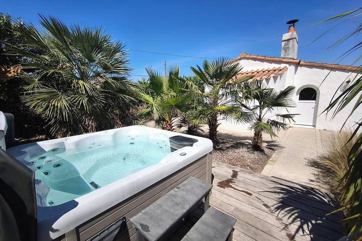 Maison de vacances pour 8 personnes, avec Jacuzzi ainsi que Terrasse et Jardin
