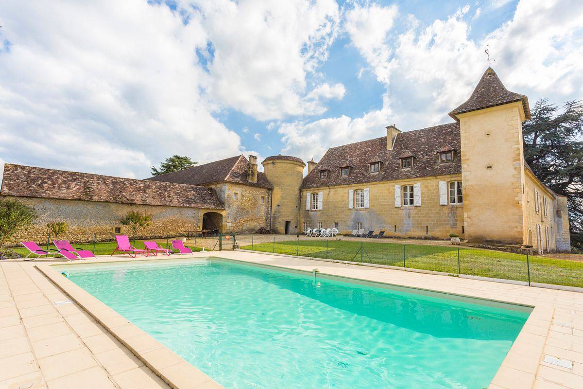 Château pour 10 personnes avec terrasse in Couze-et-Saint-Front, Périgord Pourpre