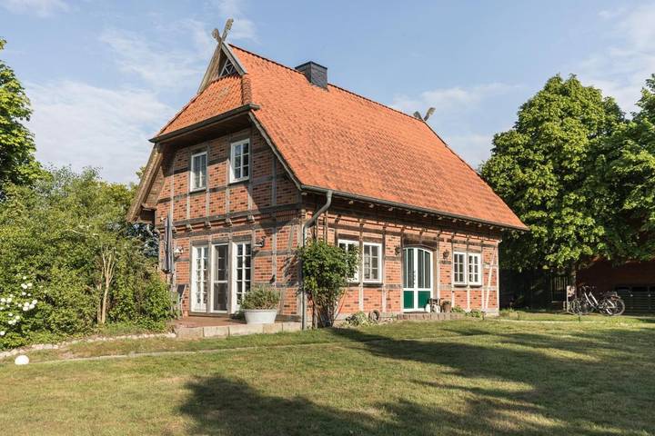 Ferienhaus für 6 Personen, mit Terrasse und Garten sowie Ausblick in Kirchlinteln