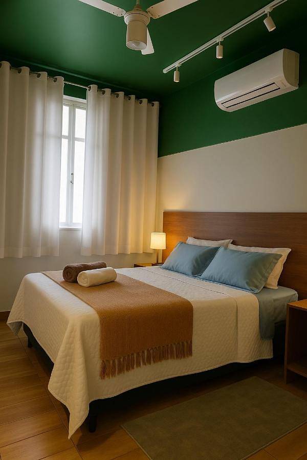 Casas e apartamentos de temporada para 4 pessoas, com jardim e vista em Copacabana