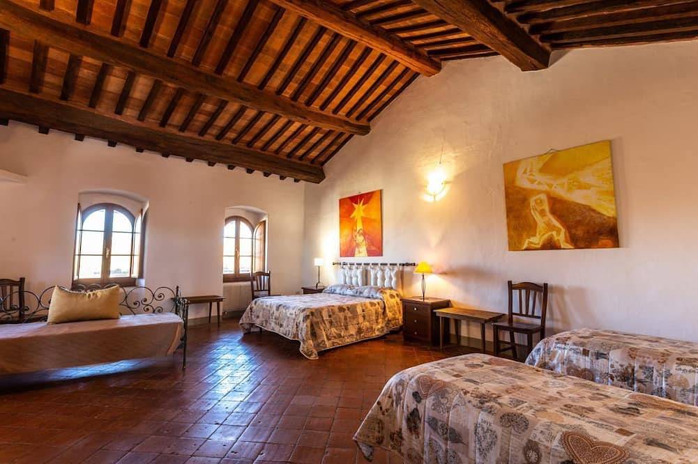 Entire apartment, Palazzo Malfatti- Superior penthouse with two bedrooms for 6 people in Massa Marittima, Grosseto Province