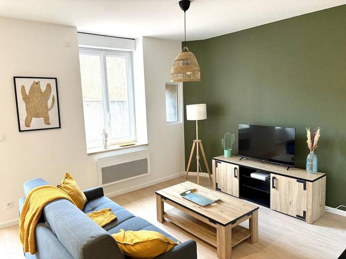 Appartement de vacances pour 4 personnes, avec terrasse et vue, animaux acceptés