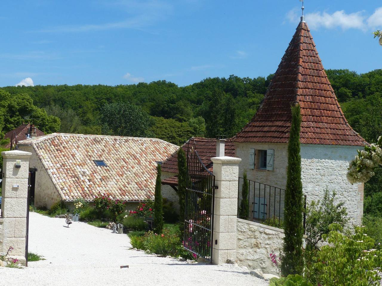 La Ferme des Paons in Montagudet, Quercy