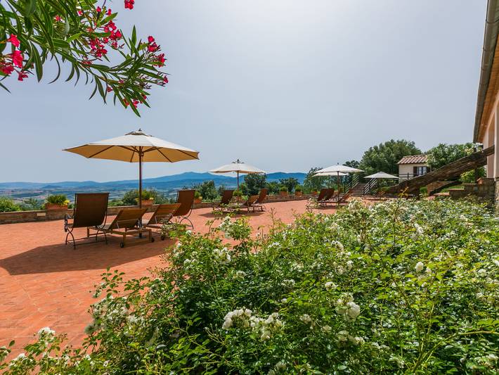 Ferienwohnung für 5 Personen, mit Terrasse und Ausblick sowie Garten in Grosseto Provinz - 4