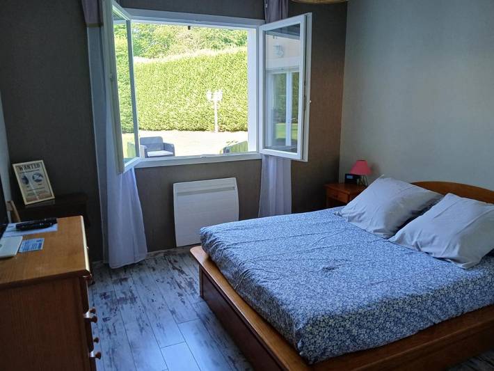 Appartement de vacances pour 2 personnes, avec vue ainsi que terrasse et jardin