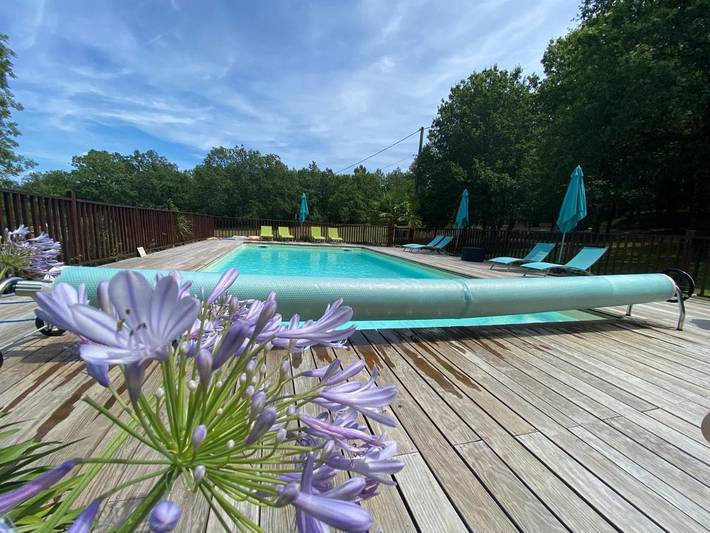 Maison de vacances pour 4 personnes, avec vue ainsi que piscine et jardin - 1