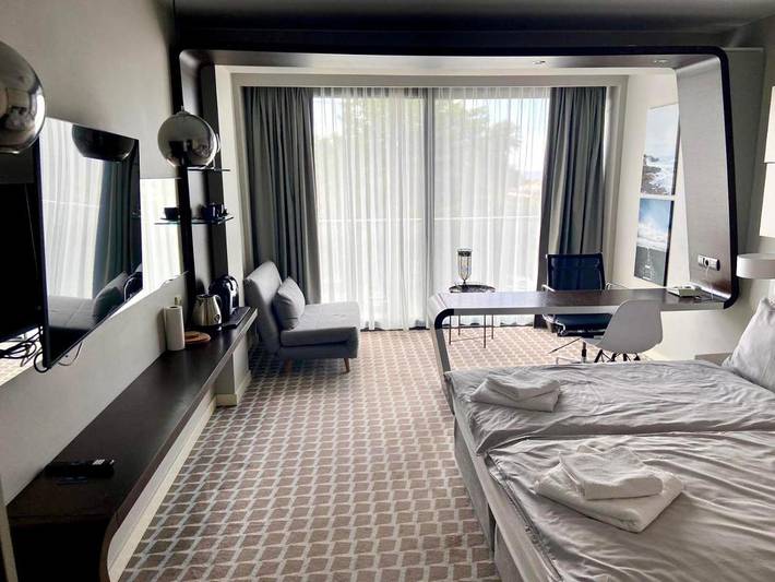 Vakantiewoning voor 3 personen, with sauna and terras as well as zwembad and uitzicht in Kołobrzeg