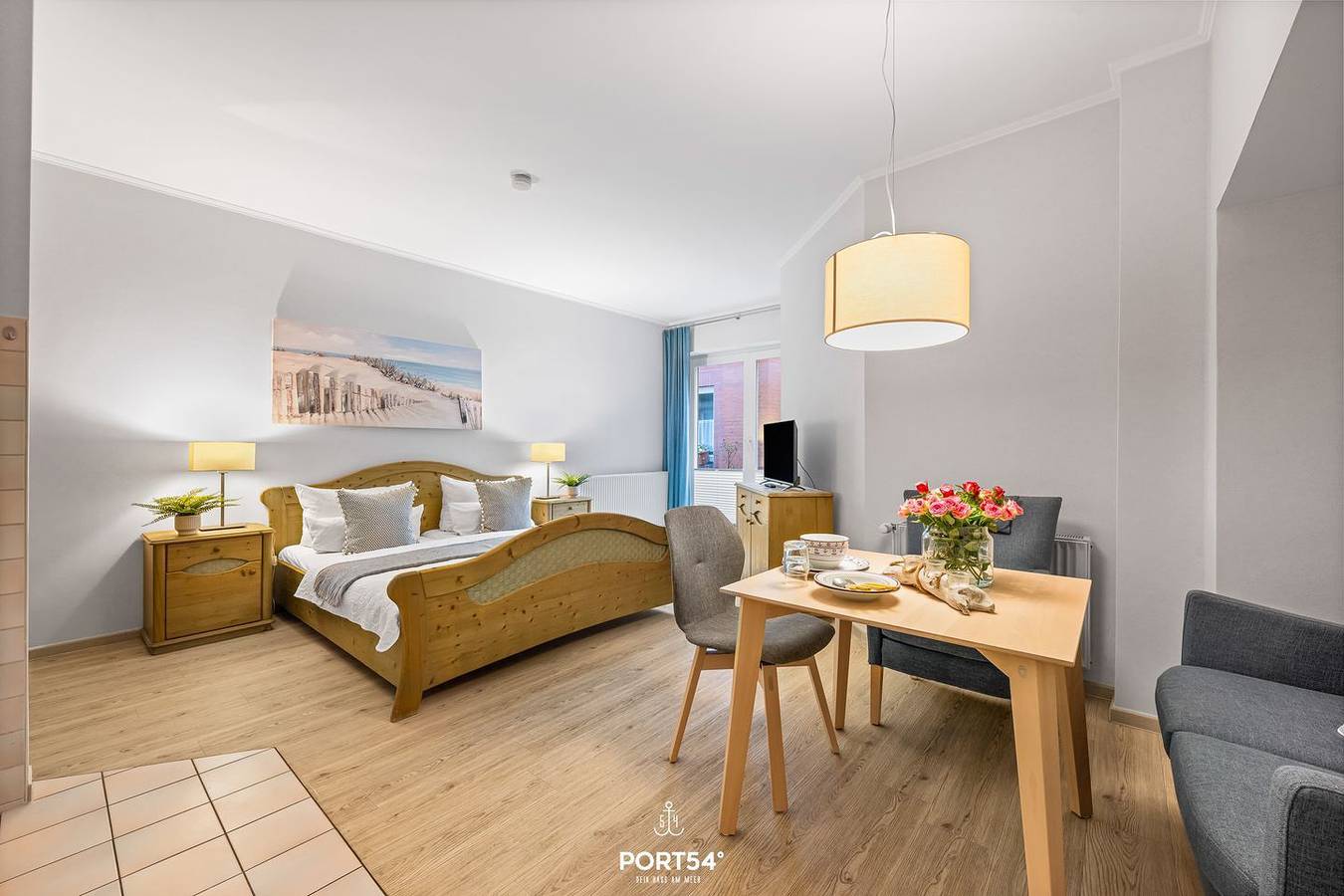 Ganze Wohnung, "Ferienwohnung Krebs" im Herzen Büsums mit Balkon und strandnah in Hafen Büsum, Büsum