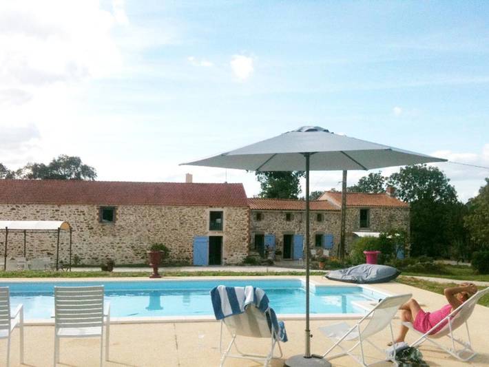 Maison de vacances pour 15 personnes, avec jardin ainsi que piscine et vue, animaux acceptés