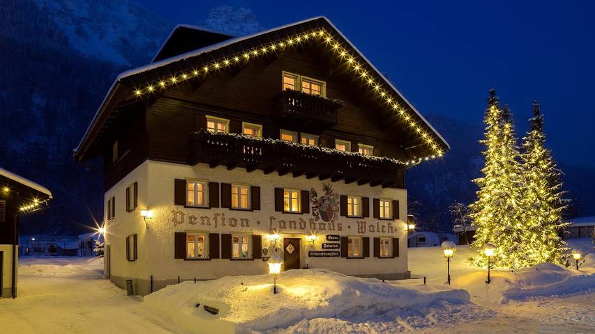 Pension für 4 Personen, mit Balkon, kinderfreundlich in Vorarlberg