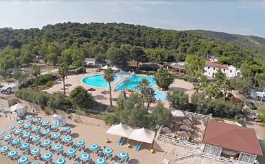 Ferienpark für 6 Personen, mit Kinderpool und Pool, mit Haustier an der Adriatisches Meer