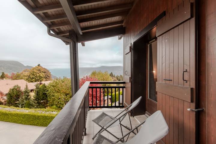 Ganze Wohnung, Les Chaumes - T3 moderne piscine in Sallanches, Pays du Mont-Blanc