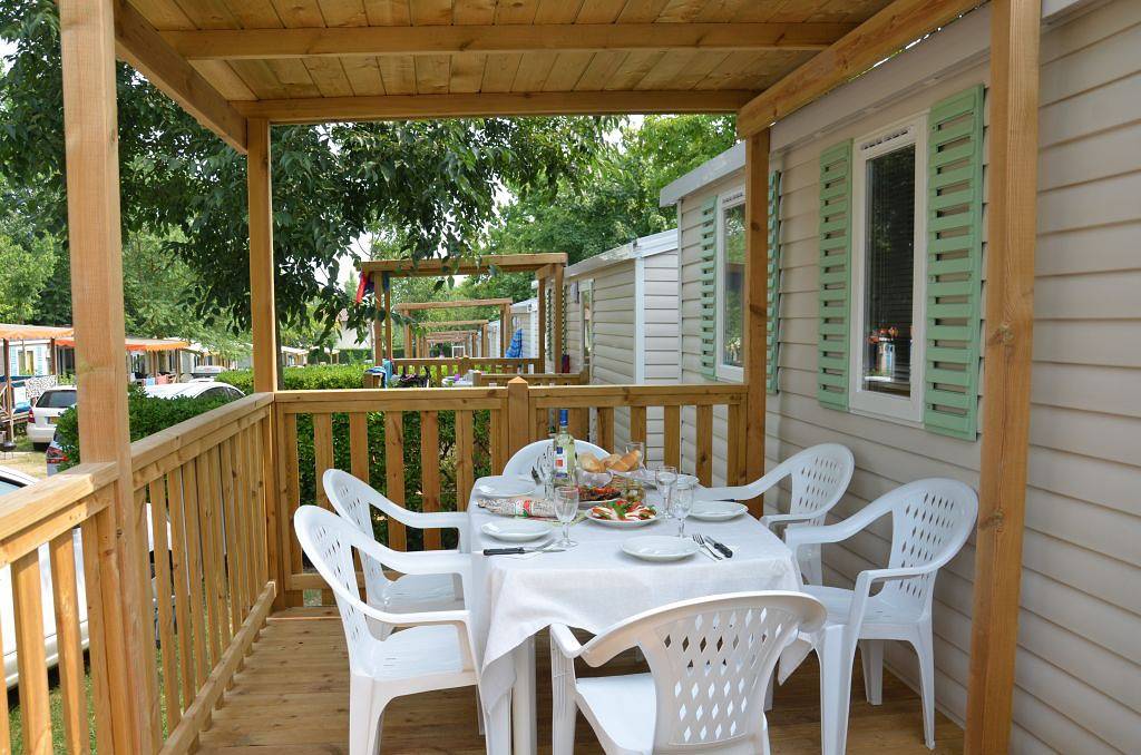 Feriendorf Laguna Village Mobilehome Happy Premium für 7 Personen in Porto Santa Margherita, Caorle
