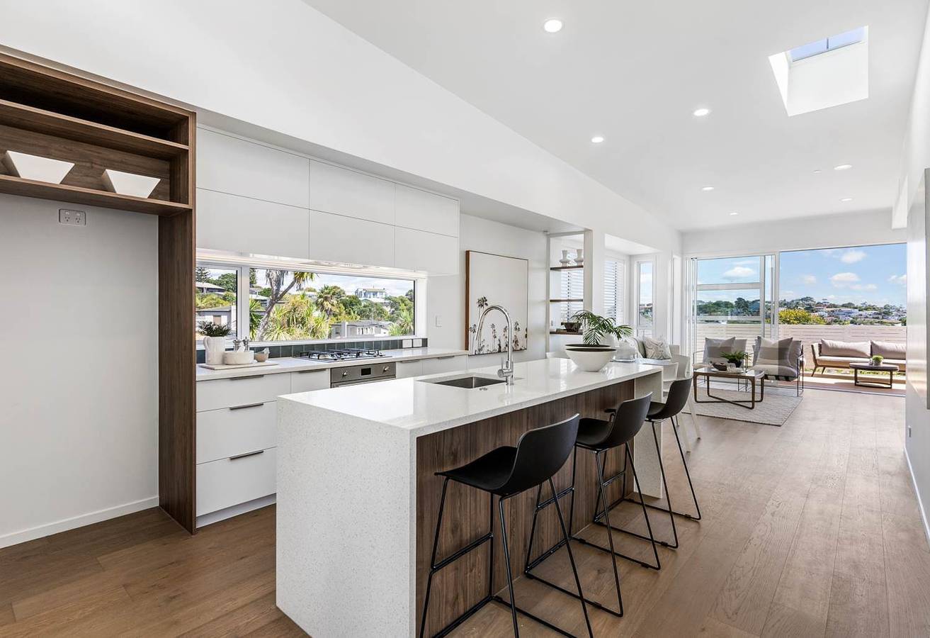 Charmantes Haus mit 3 Schlafzimmern und Meerblick in Auckland in Auckland, Auckland Council