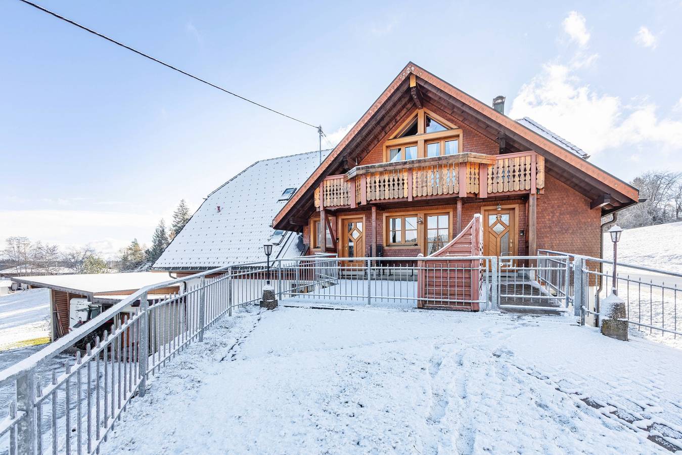 Ganze Wohnung, Ferienwohnung "Widercherie" mit Gemeinschaftsgarten, Balkon und Wi-Fi in Dachsberg, Südschwarzwald