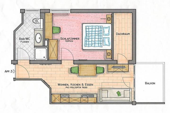 Ganze Ferienwohnung, App Schmittenblick in Zell am See, Pinzgau