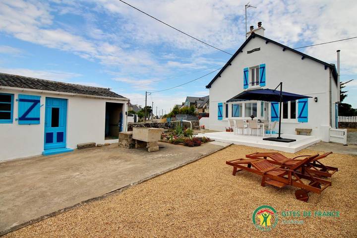 Gîte pour 8 personnes, avec jardin et terrasse à Quiberon