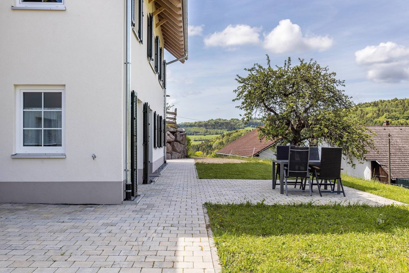 Ganze Wohnung, Ferienwohnung 'Fewo Schwarzwälder Blattert' mit privater Terrasse, Gemeinschaftsgarten und Wlan in Bonndorf im Schwarzwald, Südschwarzwald