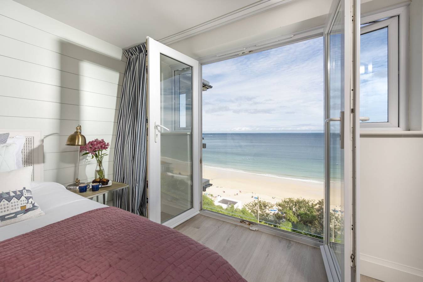 Ganze Ferienwohnung, Ferienwohnung für 4 Personen mit Balkon in Carbis Bay, Cornwall