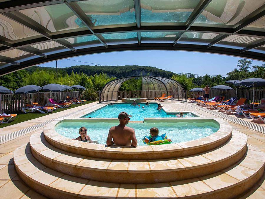 Flower Camping La Sagne - Safarizelt 4 personen - Safari Standard 25m² (2 Zimmer) 4 Pers. in Vitrac, Périgord Noir
