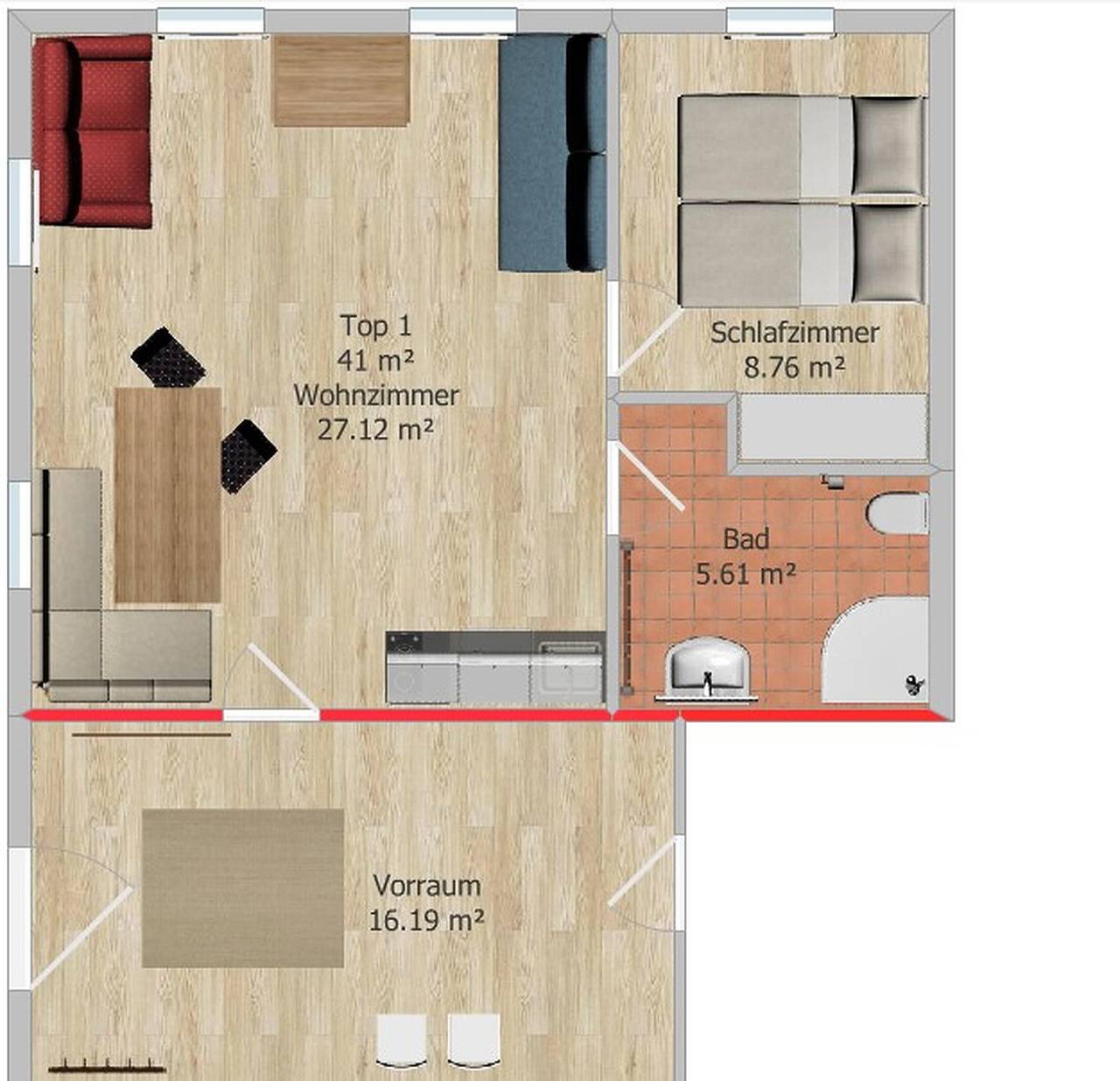 Appartement Bergschaf in Holzgau, Allgäuer Alpen (Österreich)