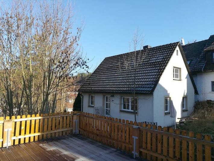 Ferienhaus für 5 Personen, mit Terrasse und Garten sowie Ausblick in Aufseß