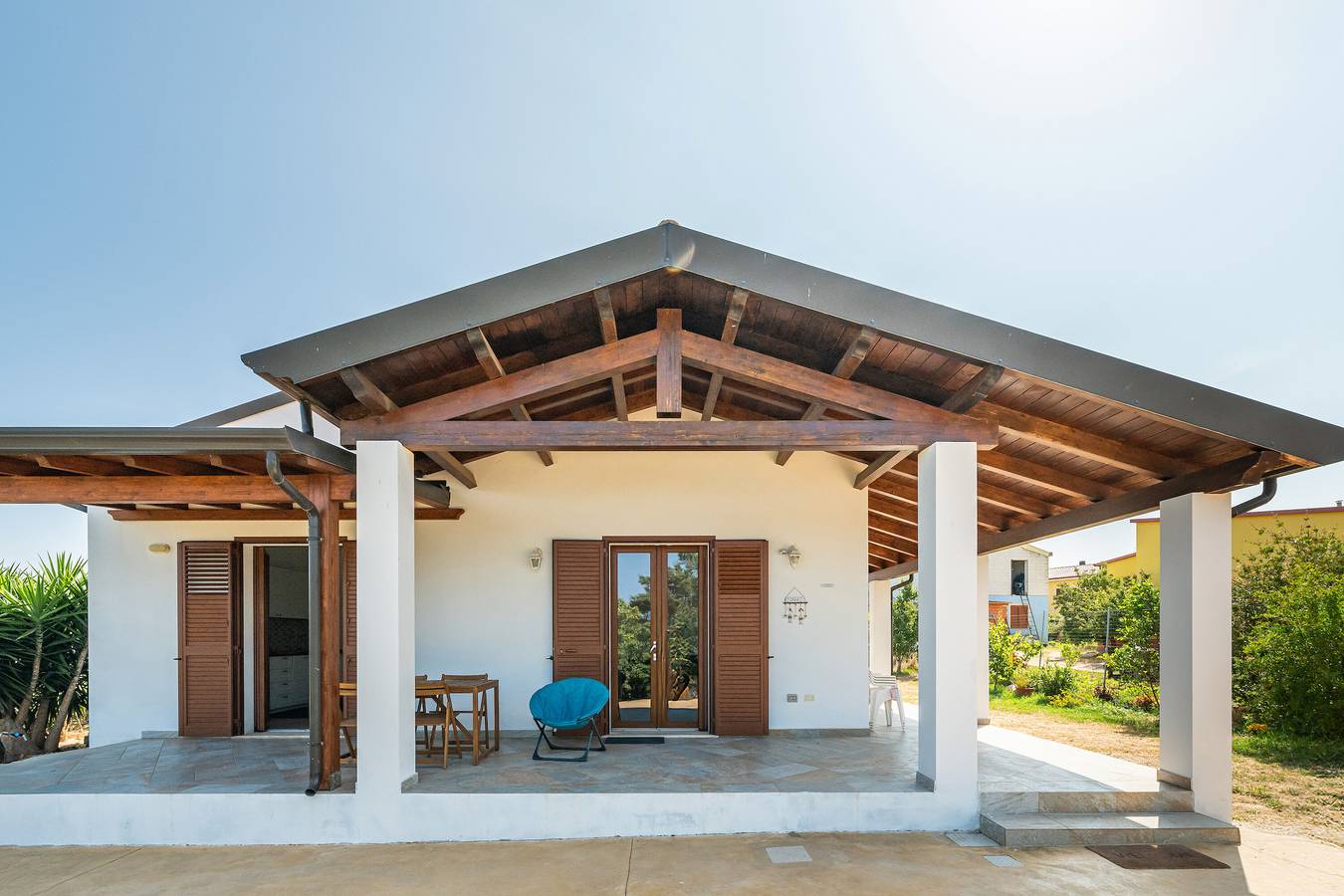 Villa 'Casa Atzori' mit privater Terrasse, privatem Garten und Klimaanlage in Is Peis, Carbonia-Iglesias Provinz