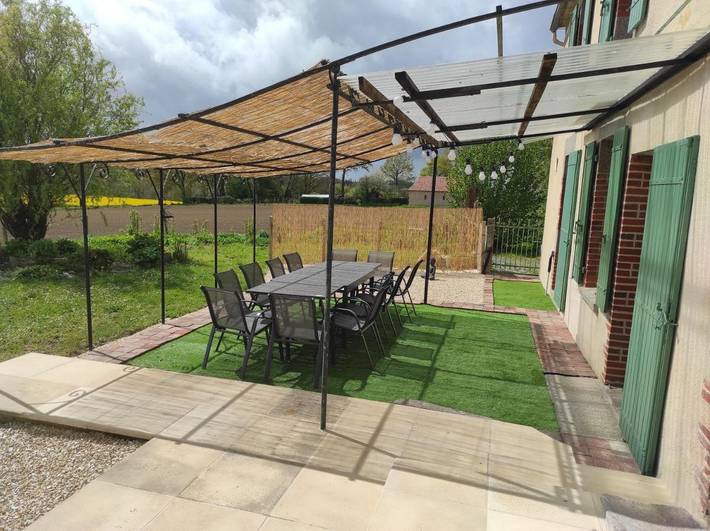 Maison de vacances pour 12 personnes, avec piscine ainsi que jardin et vue