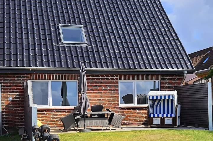 Ferienwohnung für 2 Personen, mit Terrasse auf den Halligen