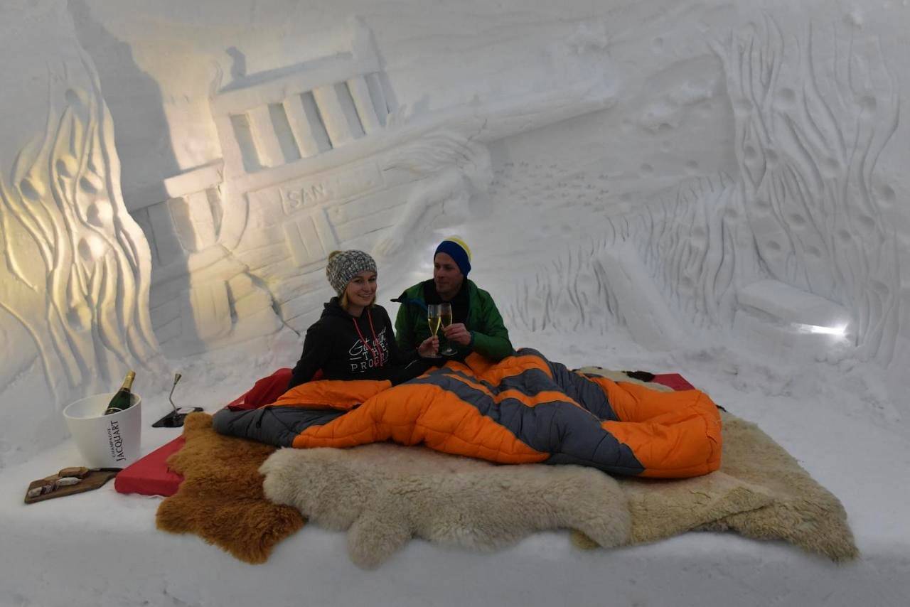 Iglu-Dorf Innsbruck Kühtai in Stubaier Alpen, Kühtai