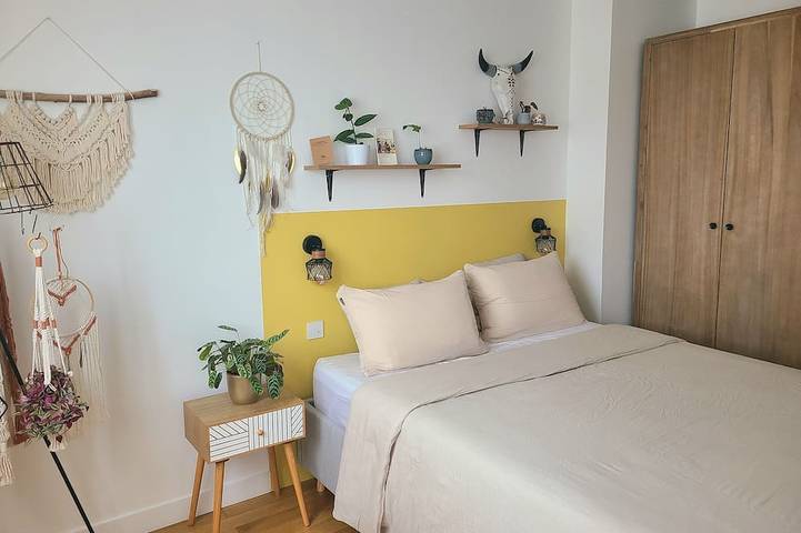 Apartamento entero, Quiet, cosy apartment 2 minutes from the metro, near the Ourcq canal and the Philharmonie. in Pantin, Sena-Saint Denis