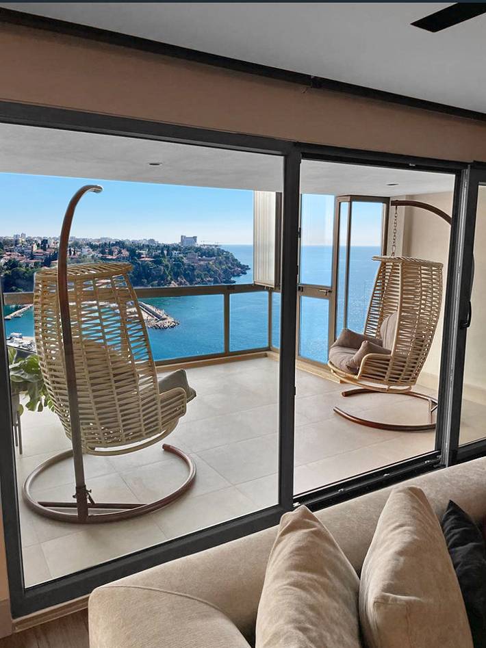 Gîte pour 6 personnes, avec vue sur l’océan et balcon, adapté aux familles dans Province d'Antalya - 3