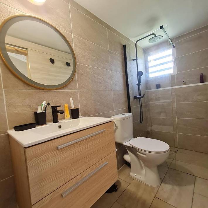 Location de vacances pour 3 personnes, avec terrasse et jardin à Petit-Canal - 4