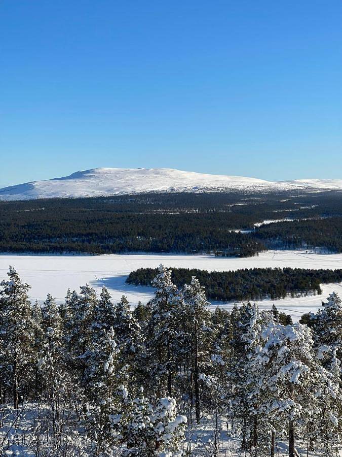Station pour 2 personnes, avec vue et jardin ainsi que sauna et vue sur le lac dans Laponie - 2