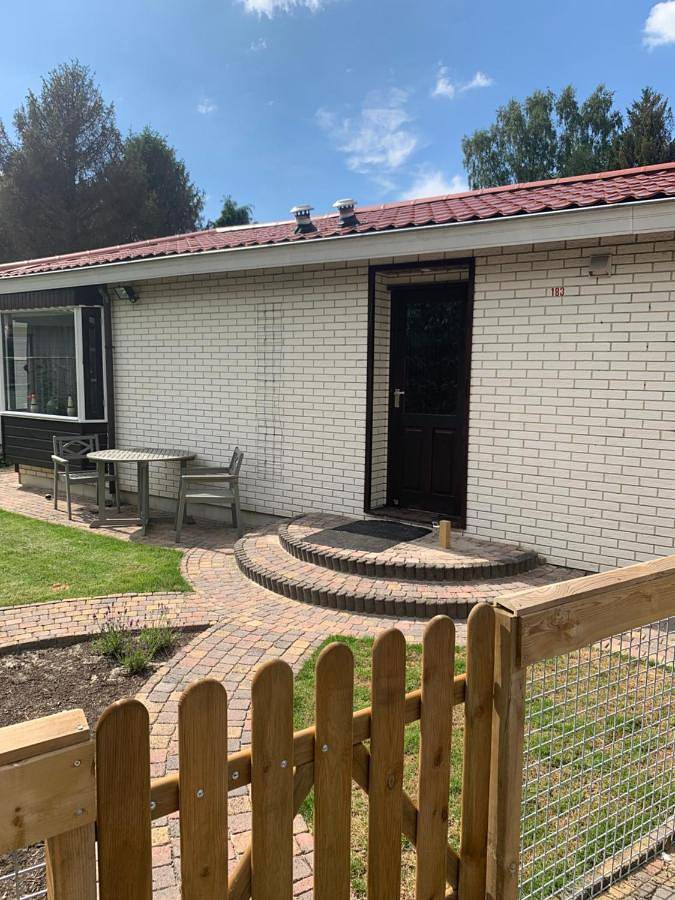 Chalet voor 2 personen, met tuin en uitzicht, met huisdier in Putten