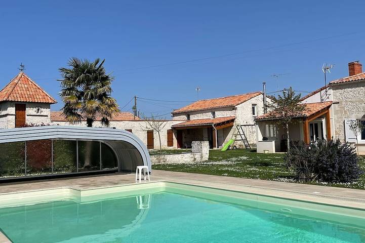 Maison de vacances pour 6 personnes, avec piscine et jardin