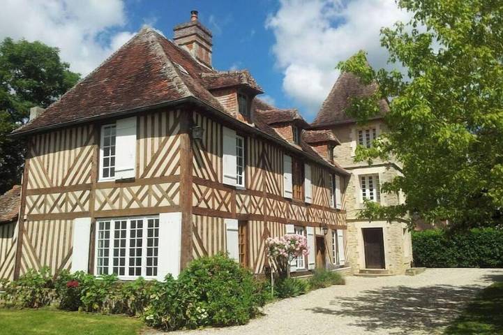 Cottage pour 20 personnes, avec jardin dans Les Authieux-Papion
