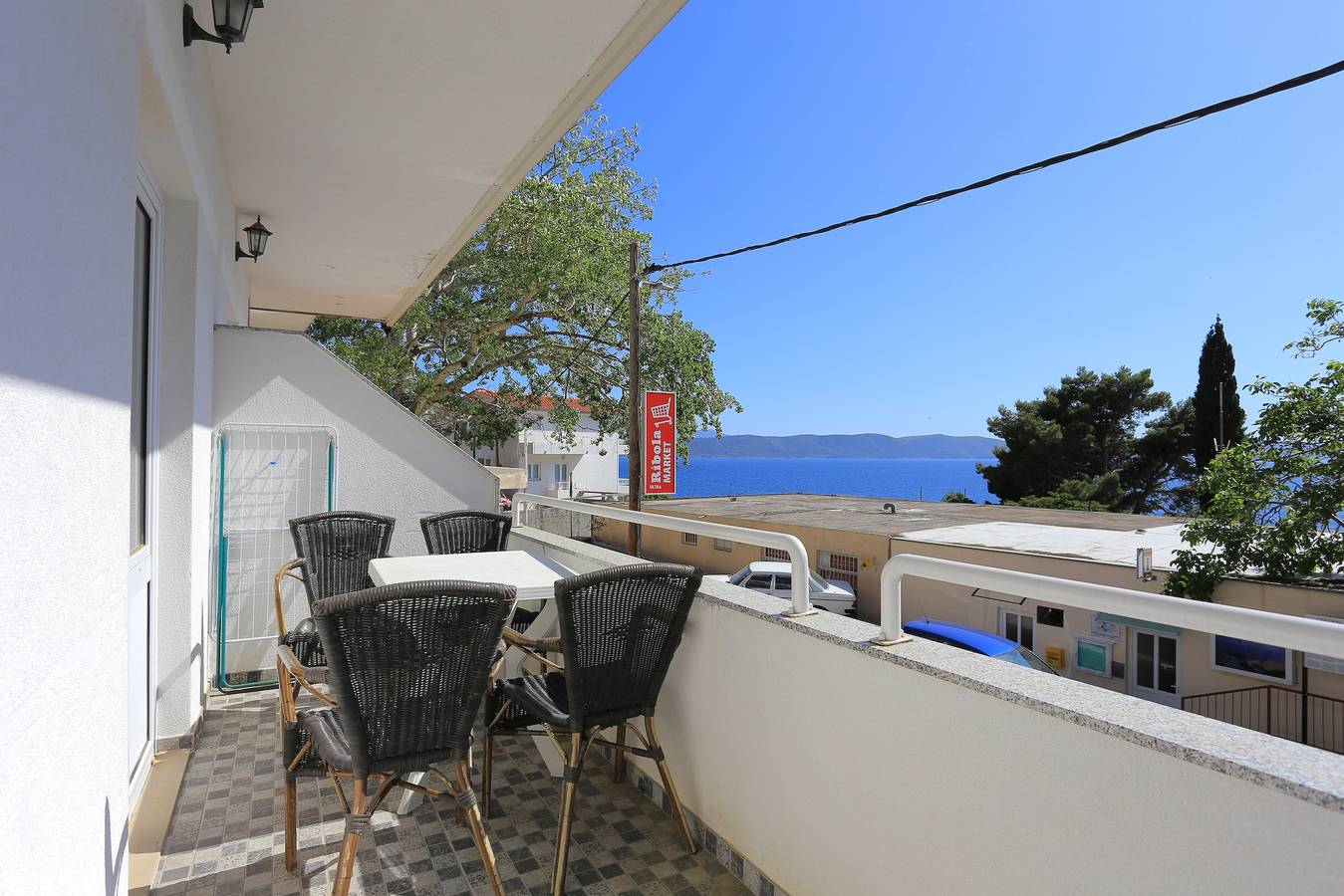 Ganze Wohnung, 2-Zimmer-Ferienwohnung mit Balkon und Meerblick Zivogosce - Porat, Makarska A-18218-b in Zivogosce, Makarska Riviera