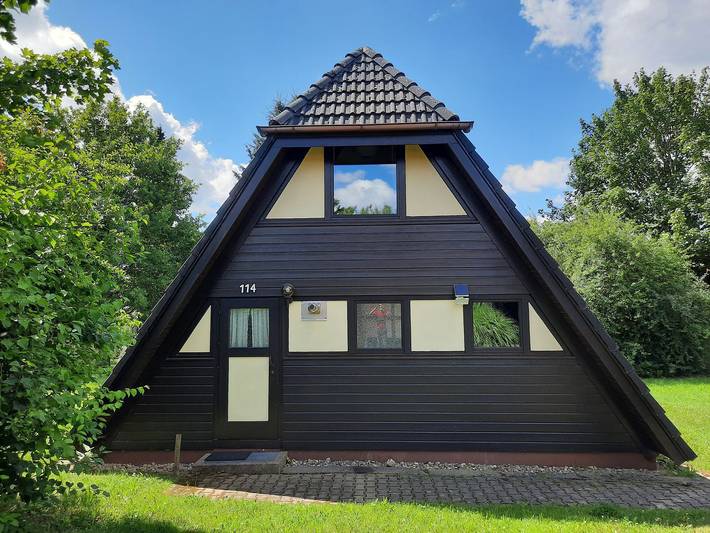 Ferienhaus für 6 Personen, mit Ausblick und Garten, mit Haustier
