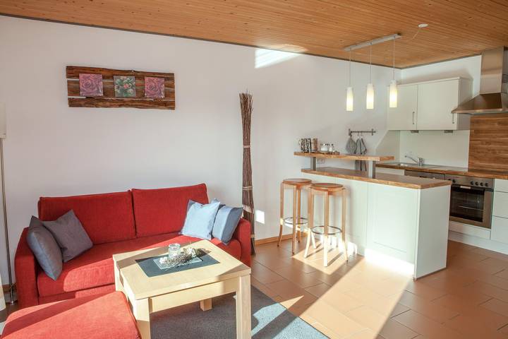 Ferienwohnung für 2 Personen, mit Terrasse und Garten sowie Sauna in Rieden - 4