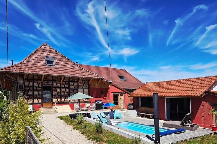 Maison de vacances pour 3 personnes, avec Jardin et Piscine