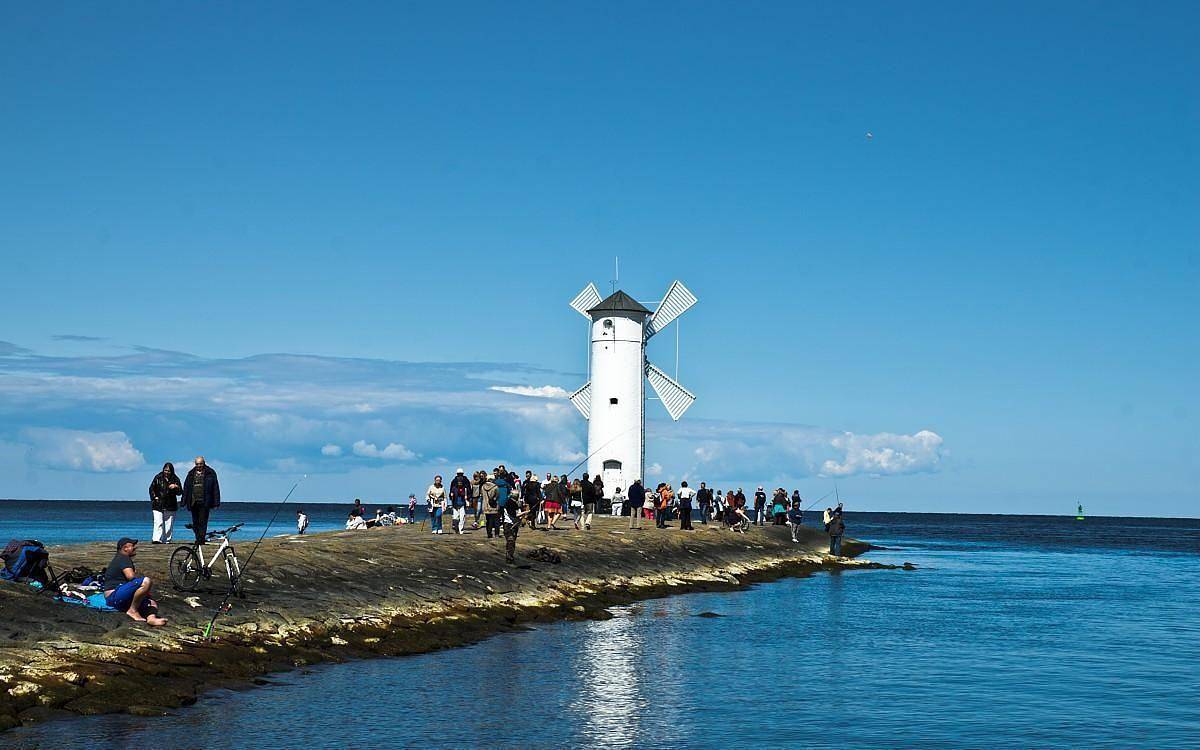 Ferienhaus auf einer Insel in Swinemünde, Stettiner Haff
