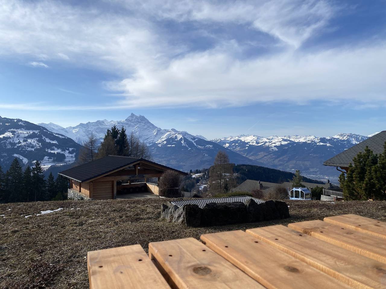 Ganze Wohnung, Komfortable 3,5-Zimmer-Wohnung in den Höhen von Gryon - Atemberaubender Blick auf die Alpen in Gryon, Alpes Vaudoises