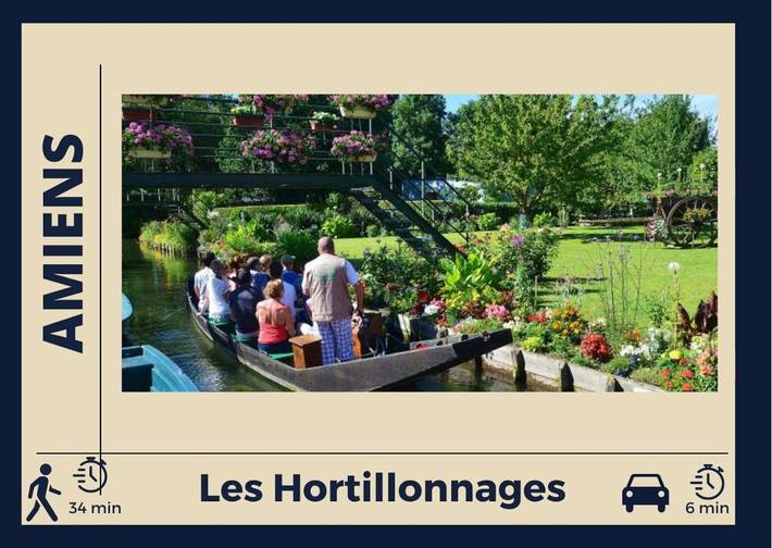 Gîte pour 2 personnes dans Hortillonnages d'Amiens